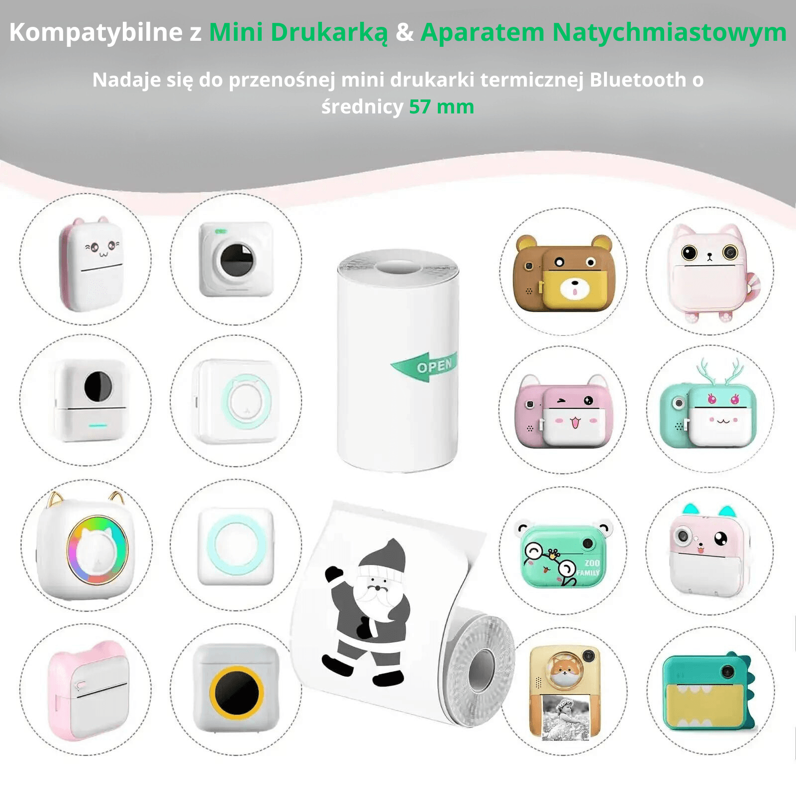 Papier termiczny do mini drukarki