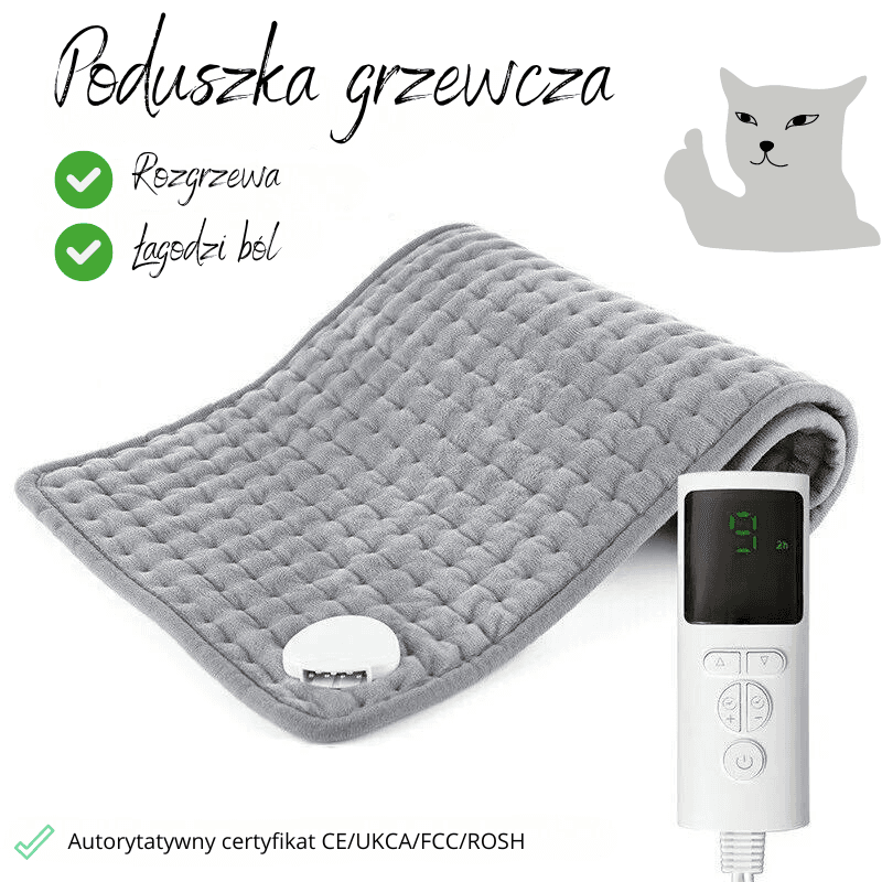 Elektryczna poduszka grzewcza z regulacją temperatury